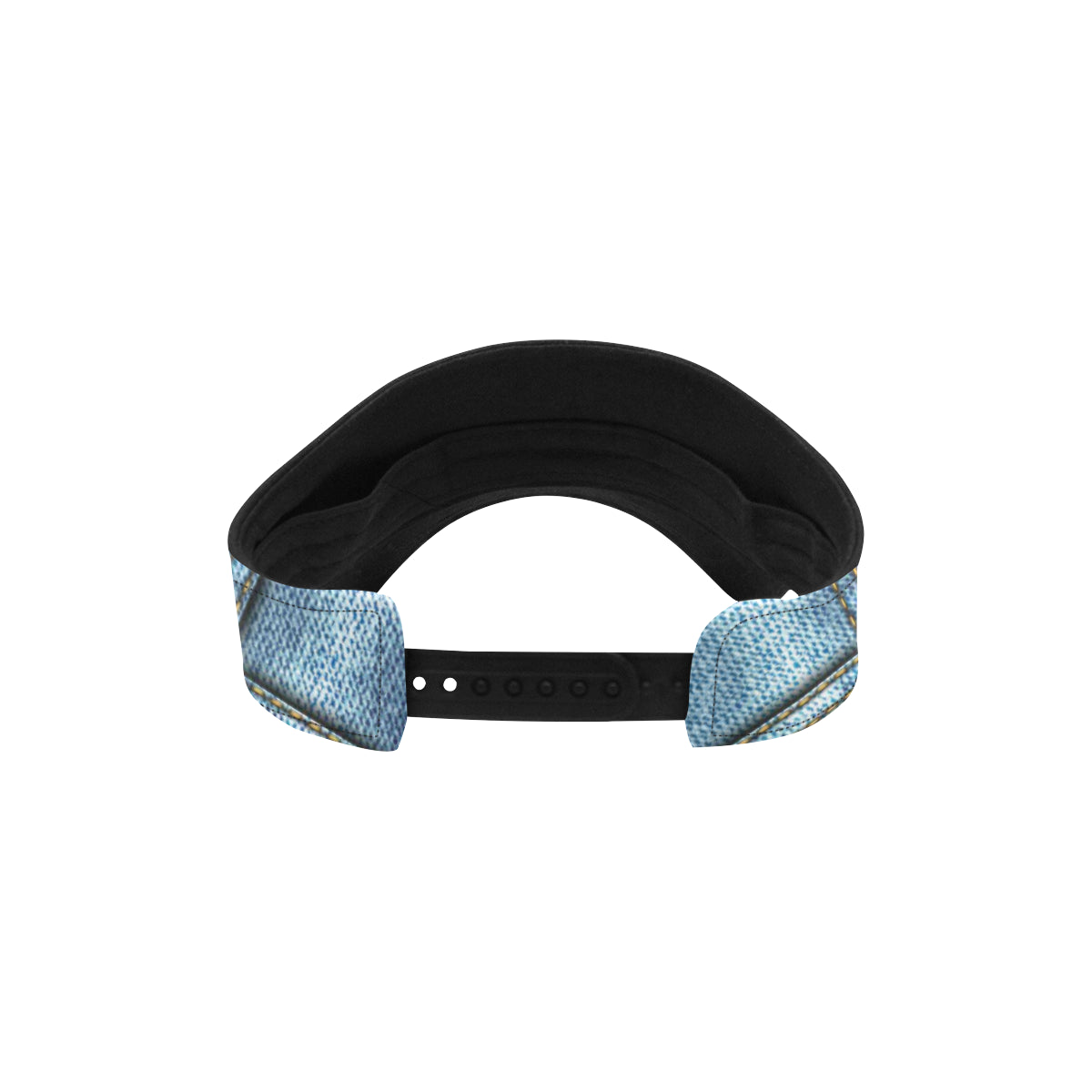 Jean Patchwork Pattern Print Design 02 Unisex Sun Visor