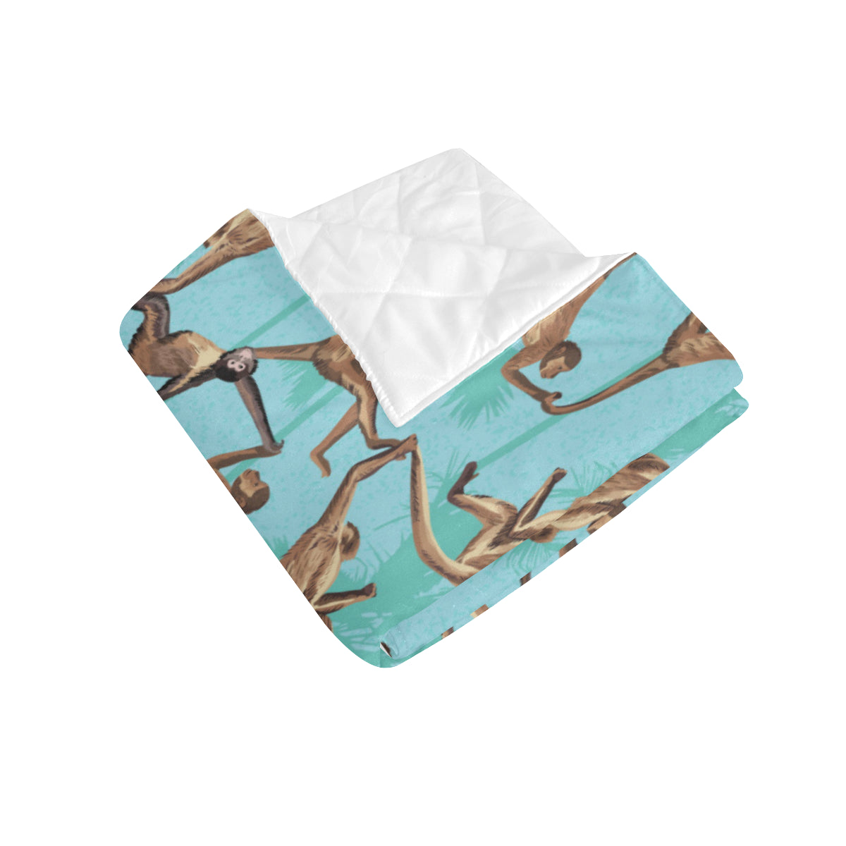 Monkey Pattern Print Design 04 Premium Quilt