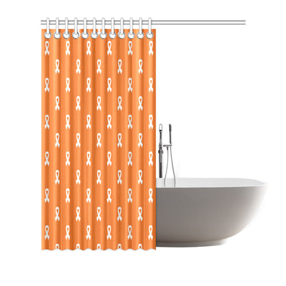 Appendix cancer Pattern Print Design 01 Shower Curtain