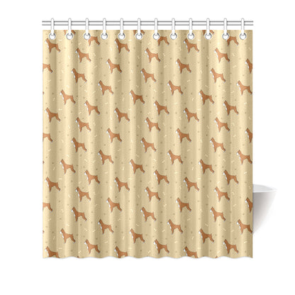 Boxers Pattern Print Design 02 Shower Curtain