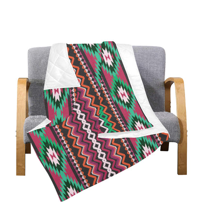 Mexican Pattern Print Design 01 Premium Quilt