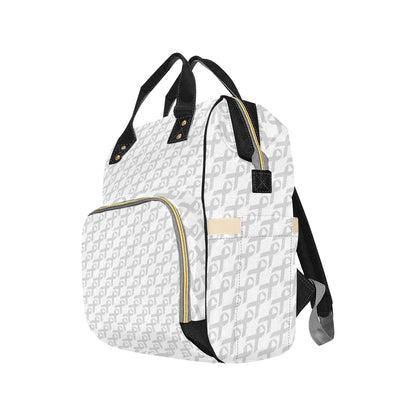 Brain cancer Pattern Print Design 02 Diaper Bag Backpack