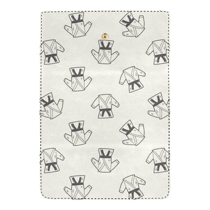 Karate Pattern Print Design 01 Women's Trifold Wallet