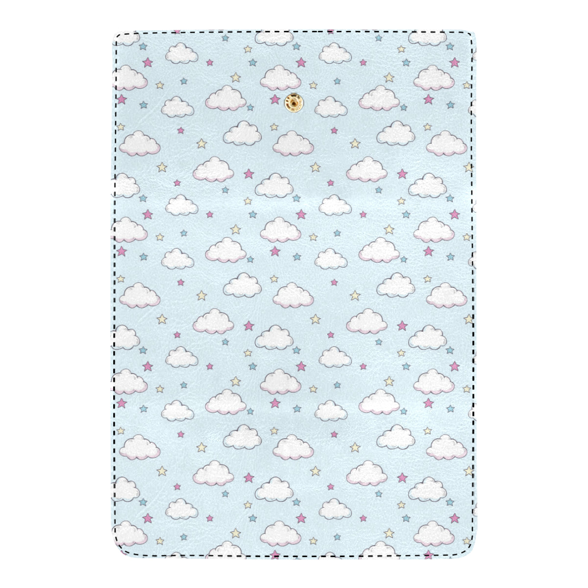 Cloud  Pattern Print Design 01 Women's Trifold Wallet