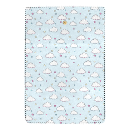 Cloud  Pattern Print Design 01 Women's Trifold Wallet