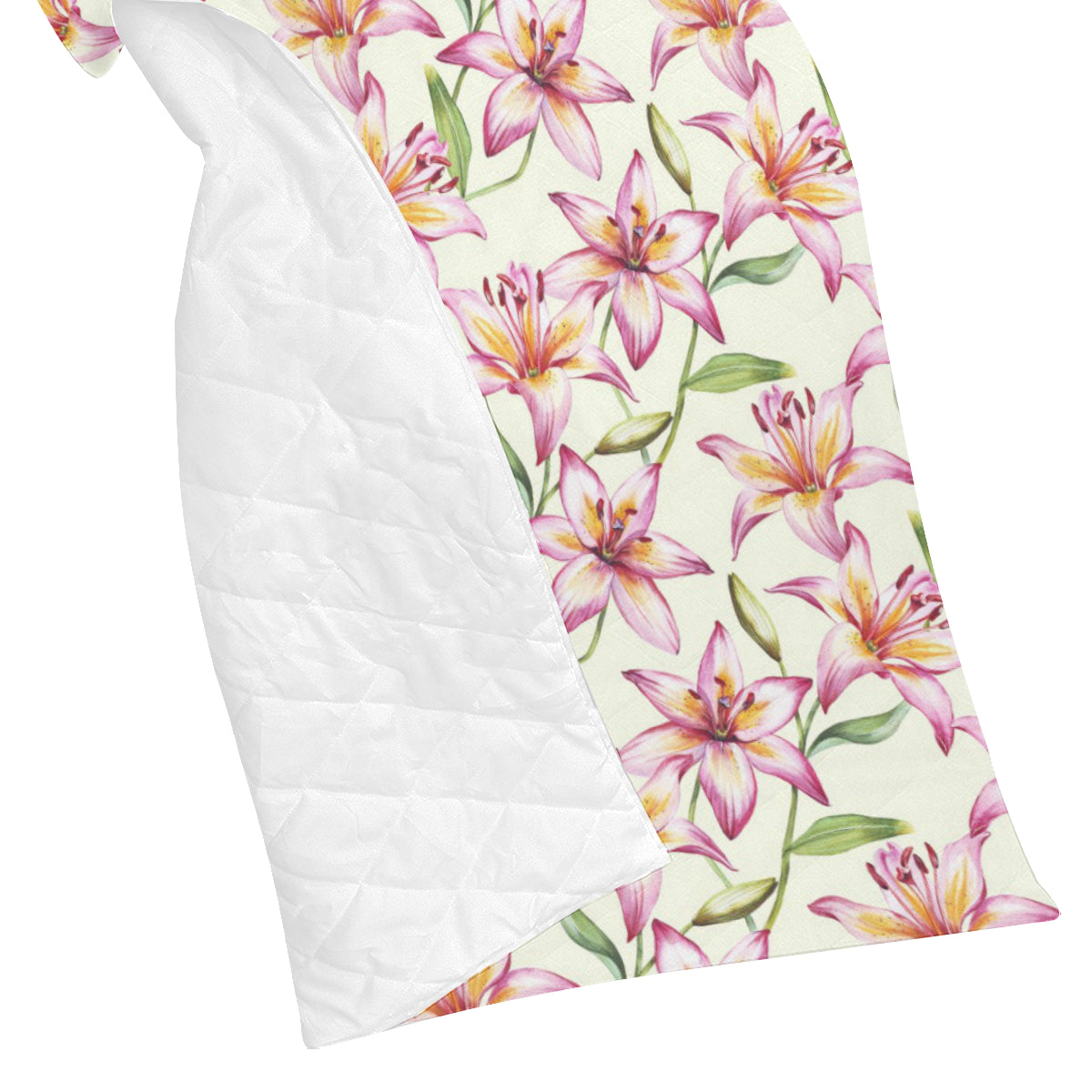 Lily Pattern Print Design LY011 Premium Quilt