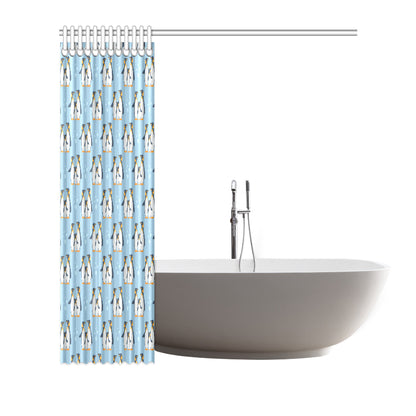 Penguin Pattern Print Design A04 Shower Curtain