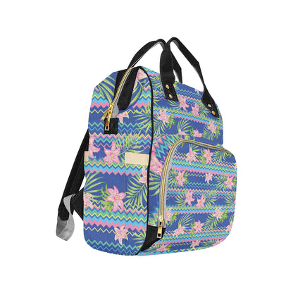 Lily Pattern Print Design LY015 Diaper Bag Backpack