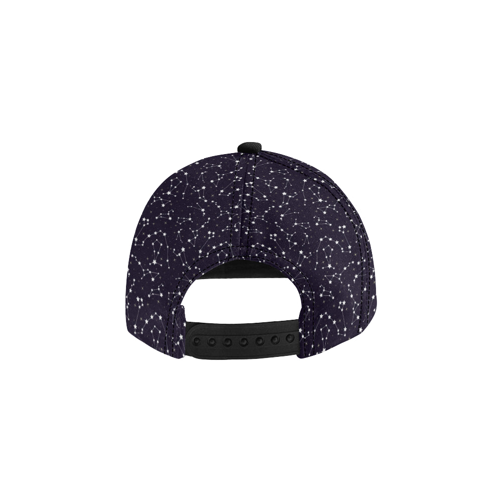 Zodiac Star Pattern Design Print Snapback Cap