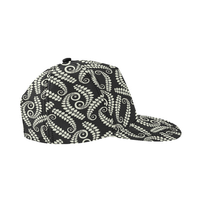 Fern Leave Print Pattern Snapback Cap