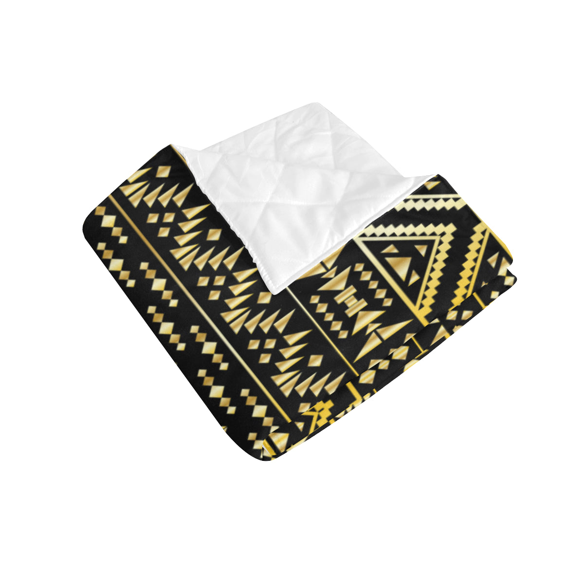 Gold Aztec Tribal Premium Quilt