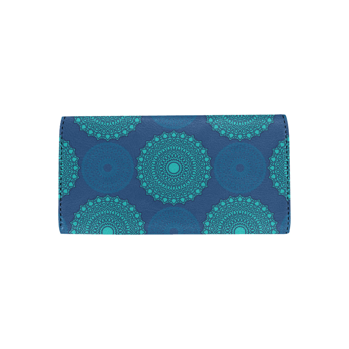 Medallion Pattern Print Design 04 Women's Trifold Wallet