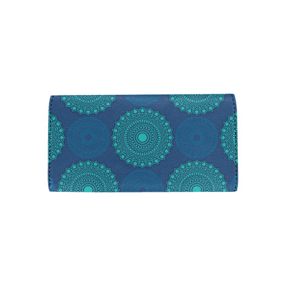Medallion Pattern Print Design 04 Women's Trifold Wallet