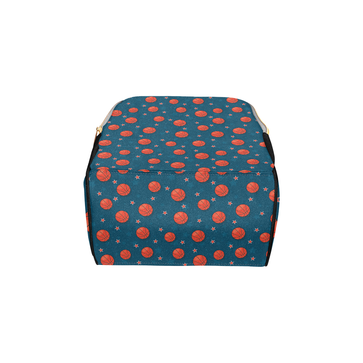 Basketball Pattern Print Design 02 Diaper Bag Backpack
