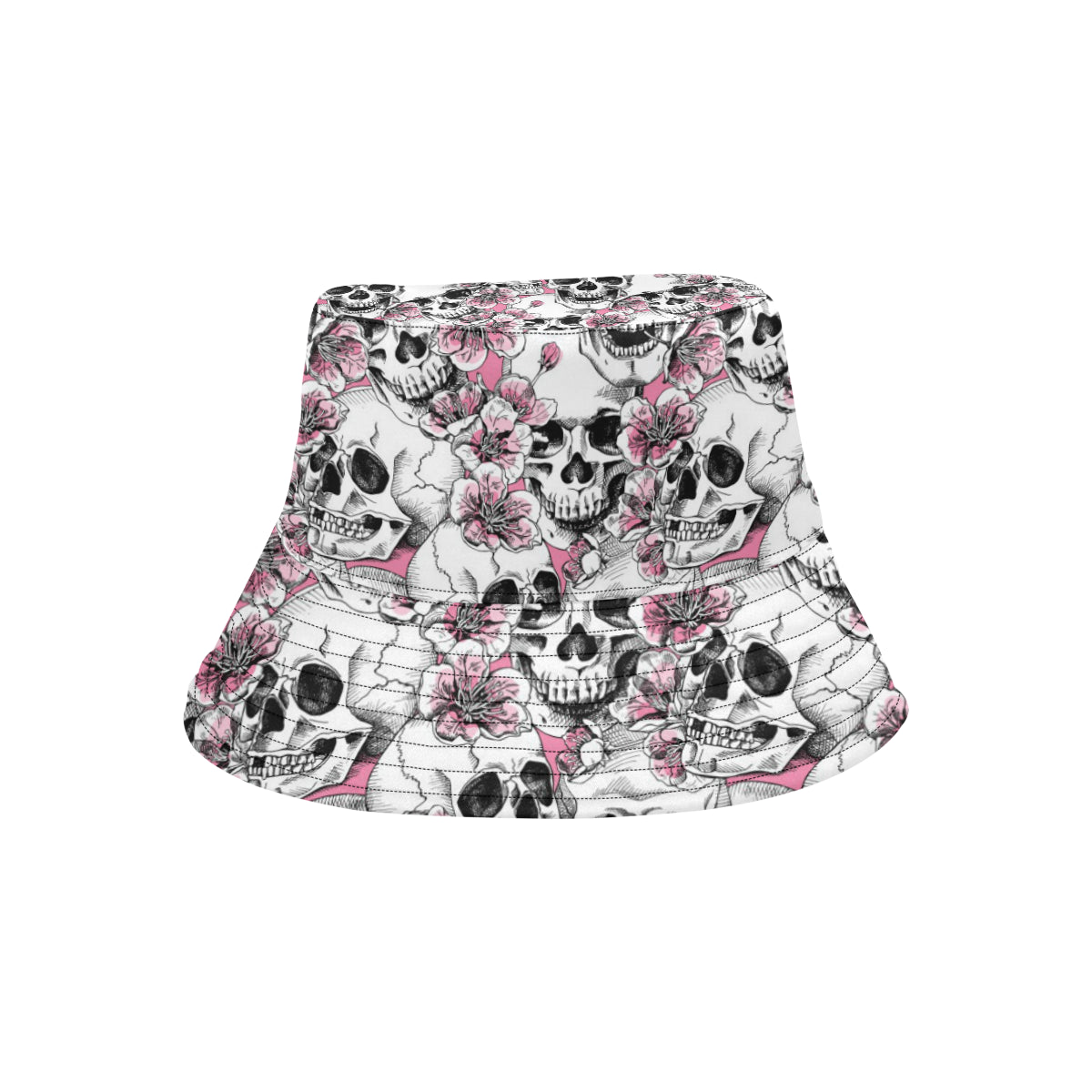 Cherry Blossom Pattern Print Design CB03 Unisex Bucket Hat