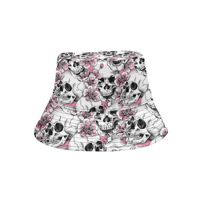 Cherry Blossom Pattern Print Design CB03 Unisex Bucket Hat