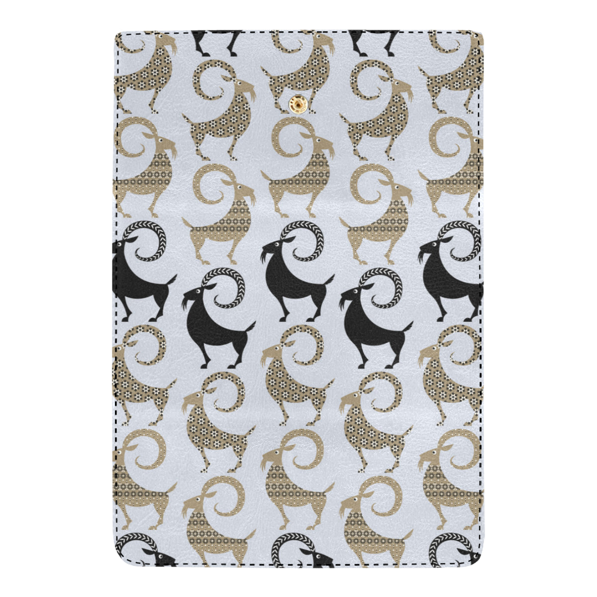 Goat Pattern Print Design 03 Women's Trifold Wallet