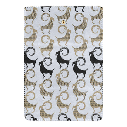 Goat Pattern Print Design 03 Women's Trifold Wallet