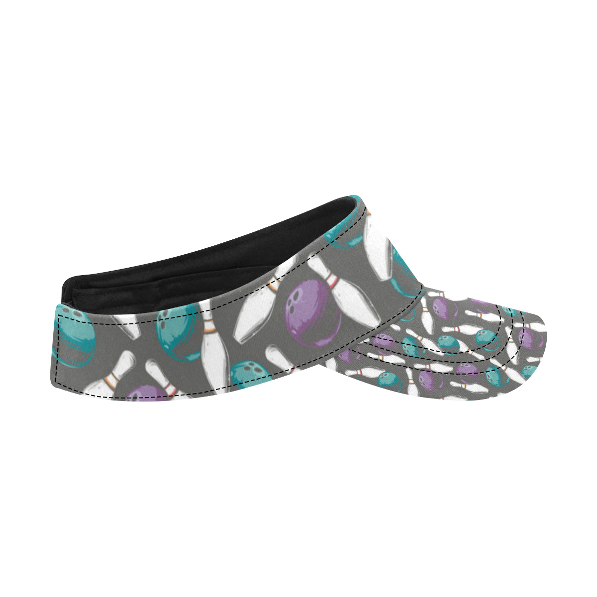 Bowling Pattern Print Design 03 Unisex Sun Visor