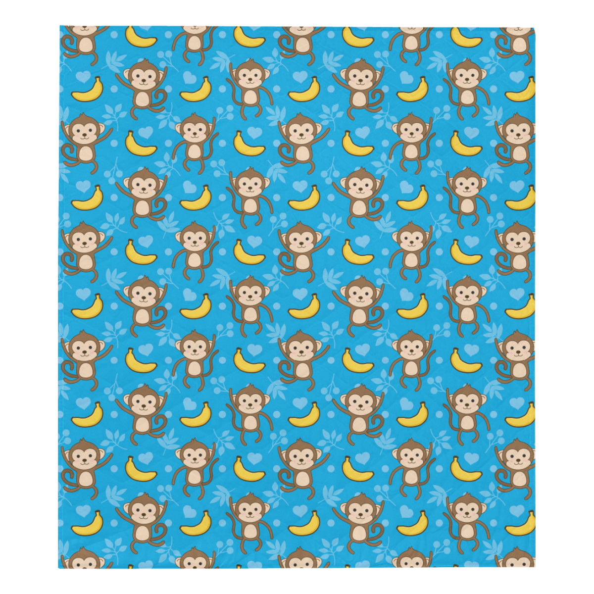 Monkey Pattern Print Design 05 Premium Quilt