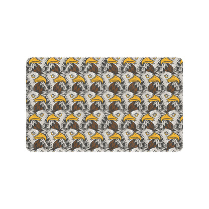 Eagles Head Pattern Rubber Doormat