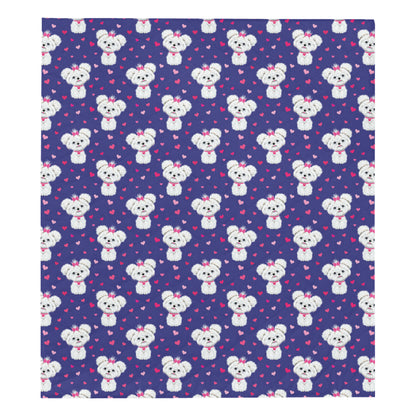 Maltese Pattern Print Design 02 Premium Quilt