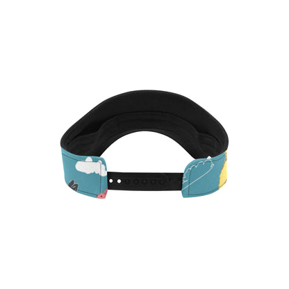 Rabbit Pattern Print Design RB014 Unisex Sun Visor