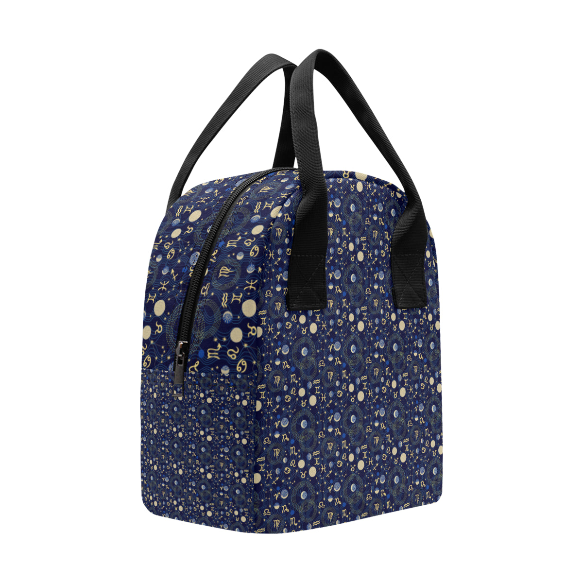 ZodiacThemed Design Print Insulated Lunch Bag