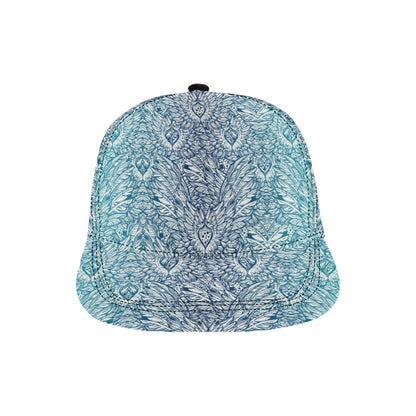 Angel Wings Boho Design Themed Print Snapback Cap