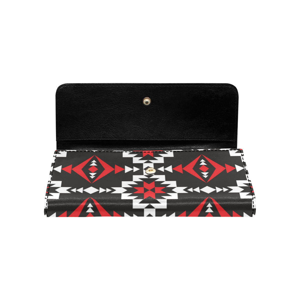 Navajo Pattern Print Design A02 Women's Trifold Wallet