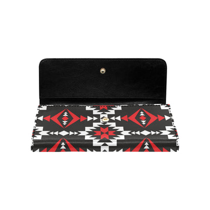 Navajo Pattern Print Design A02 Women's Trifold Wallet