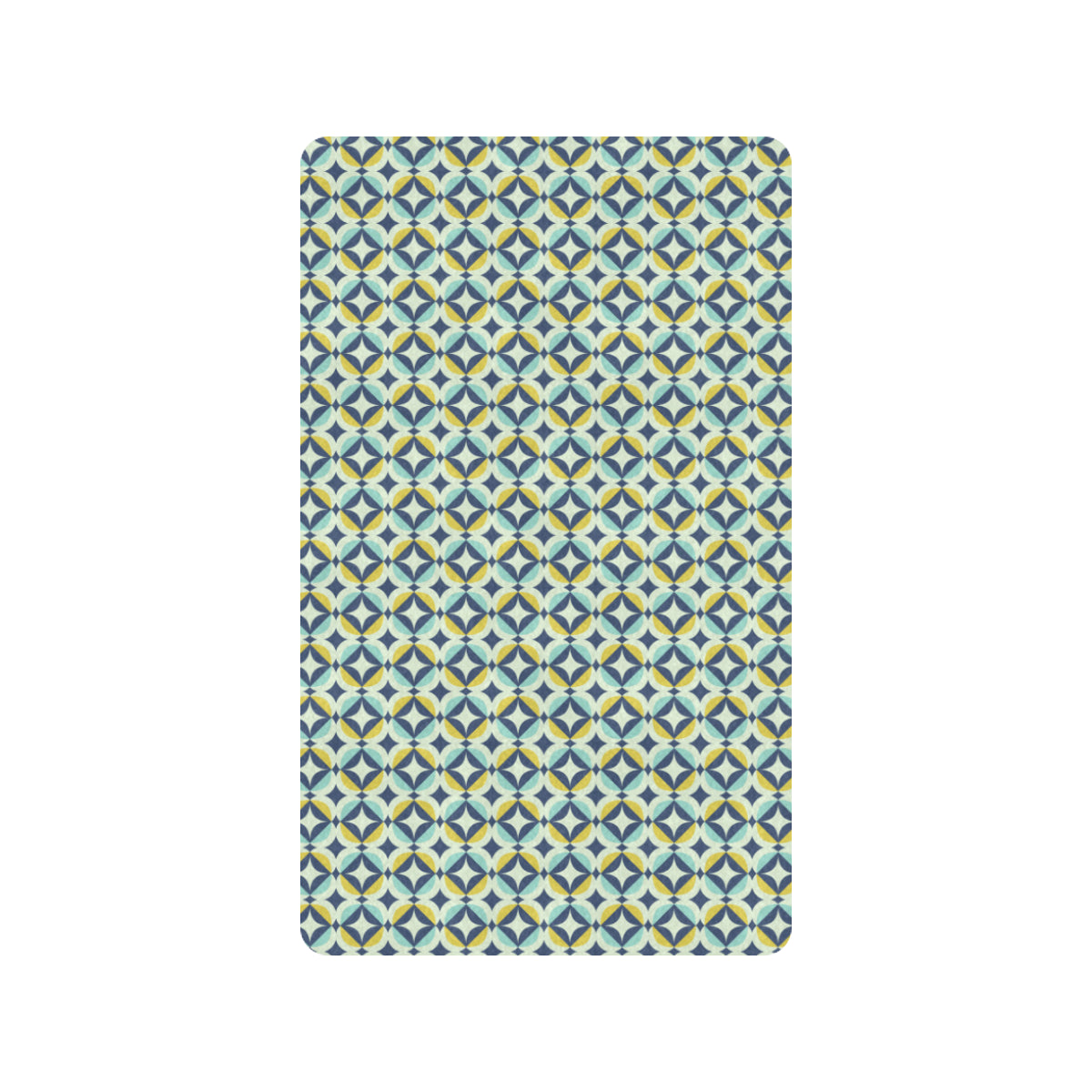 Swedish Design Pattern Rubber Doormat