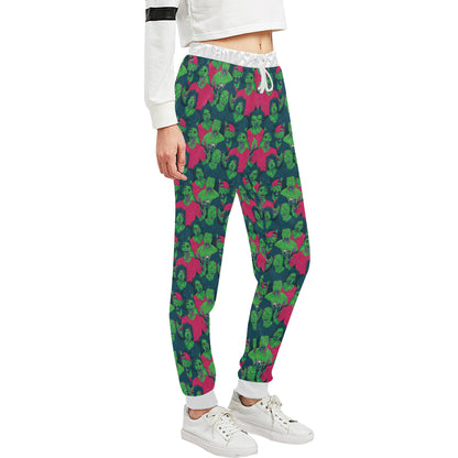 Zombie Themed Design Pattern Print Unisex Sweatpants