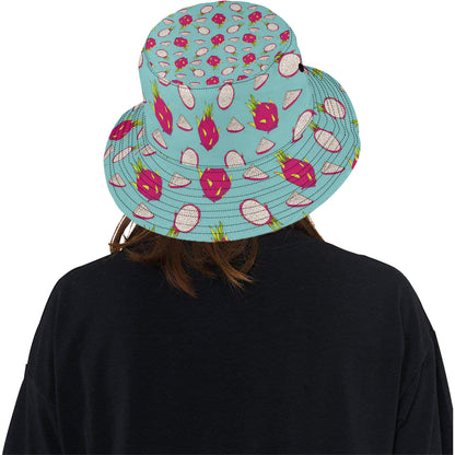 Dragonfruit Pattern Print Design DF01 Unisex Bucket Hat