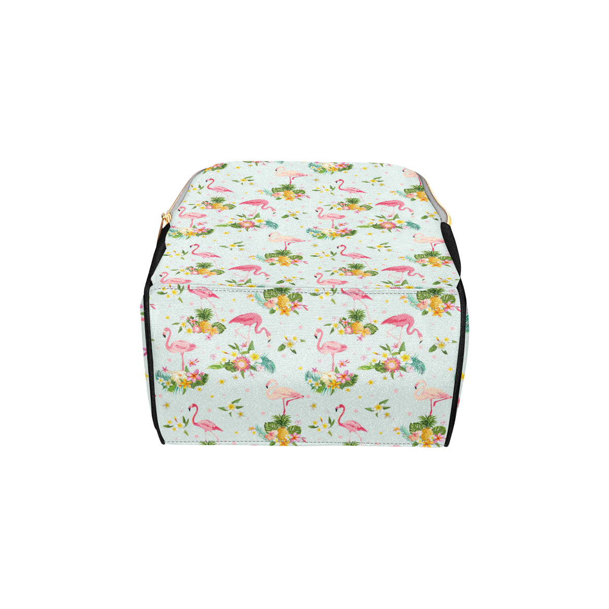 Flamingo Sweet Pattern Diaper Bag Backpack
