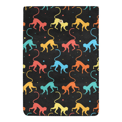 Monkey Pattern Print Design 01 Women's Trifold Wallet