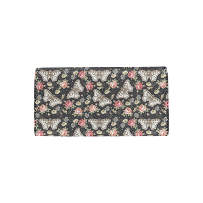 Butterfly Flower Pattern Print Design 07 Women's Trifold Wallet