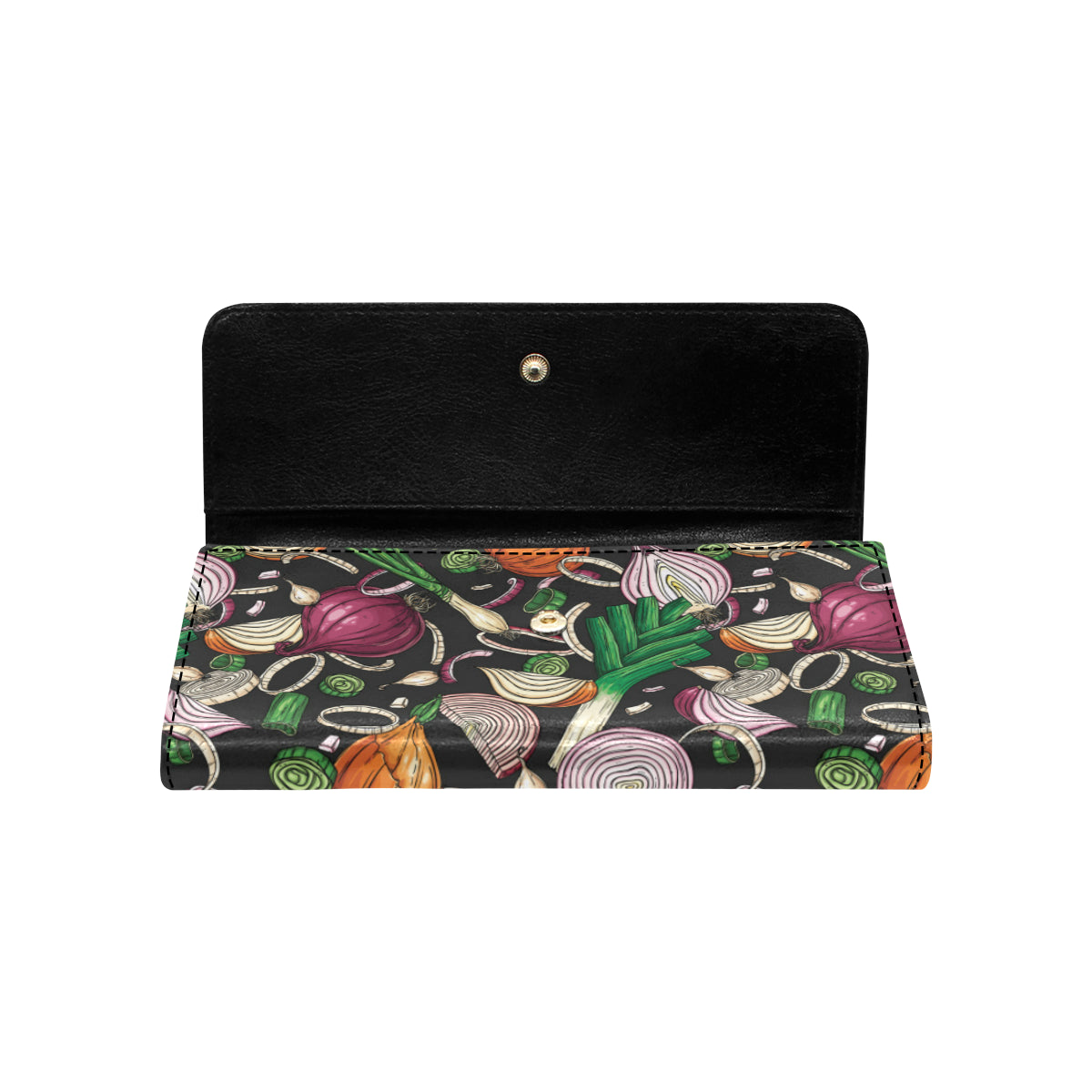 Onion Pattern Print Design A03 Women's Trifold Wallet