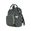 Motocross Pattern Print Design 02 Diaper Bag Backpack