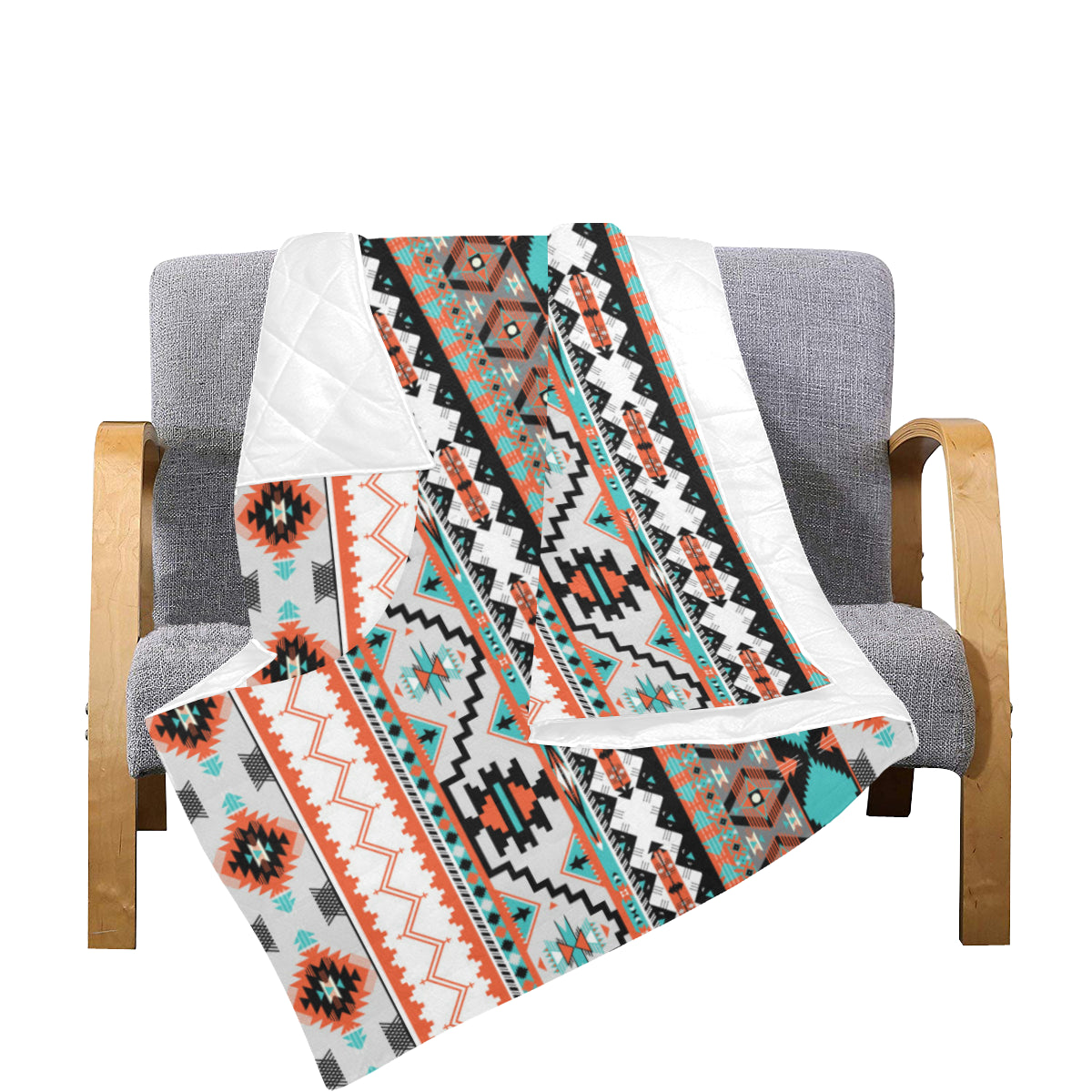 Tribal Aztec Indians pattern Premium Quilt