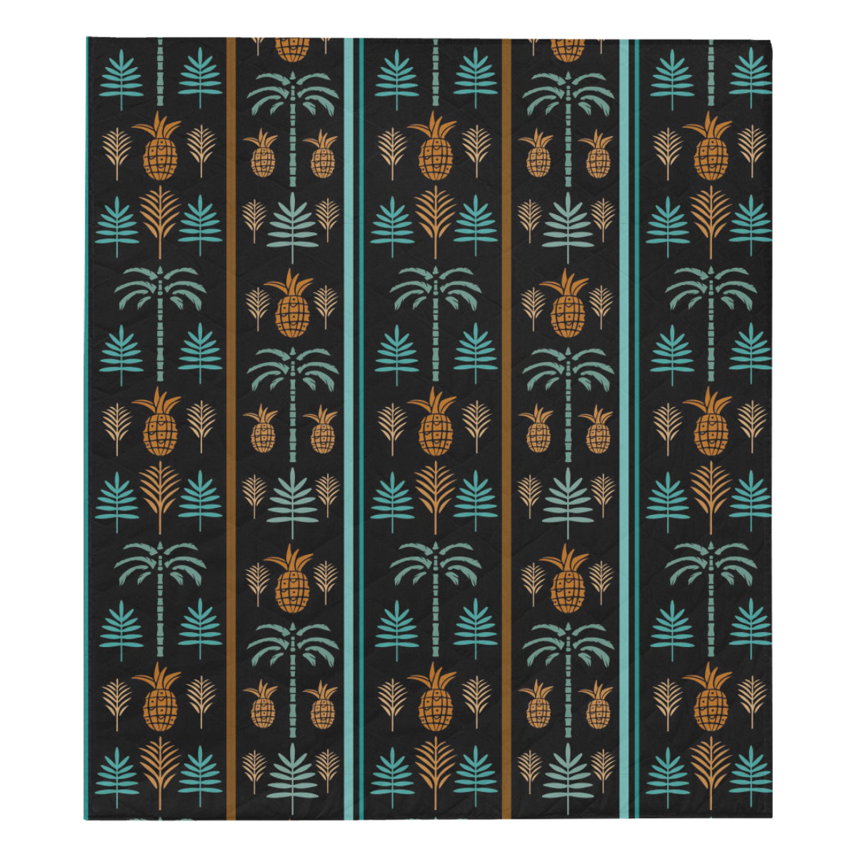Hawaiian Themed Pattern Print Design H023 Premium Quilt