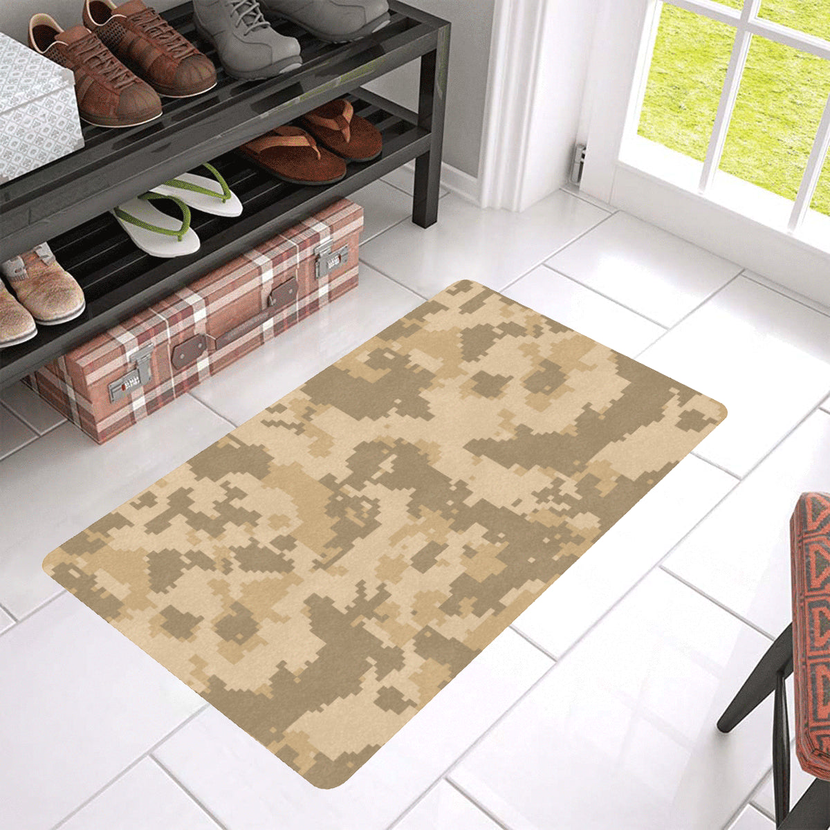 ACU Digital Desert Camouflage Rubber Doormat