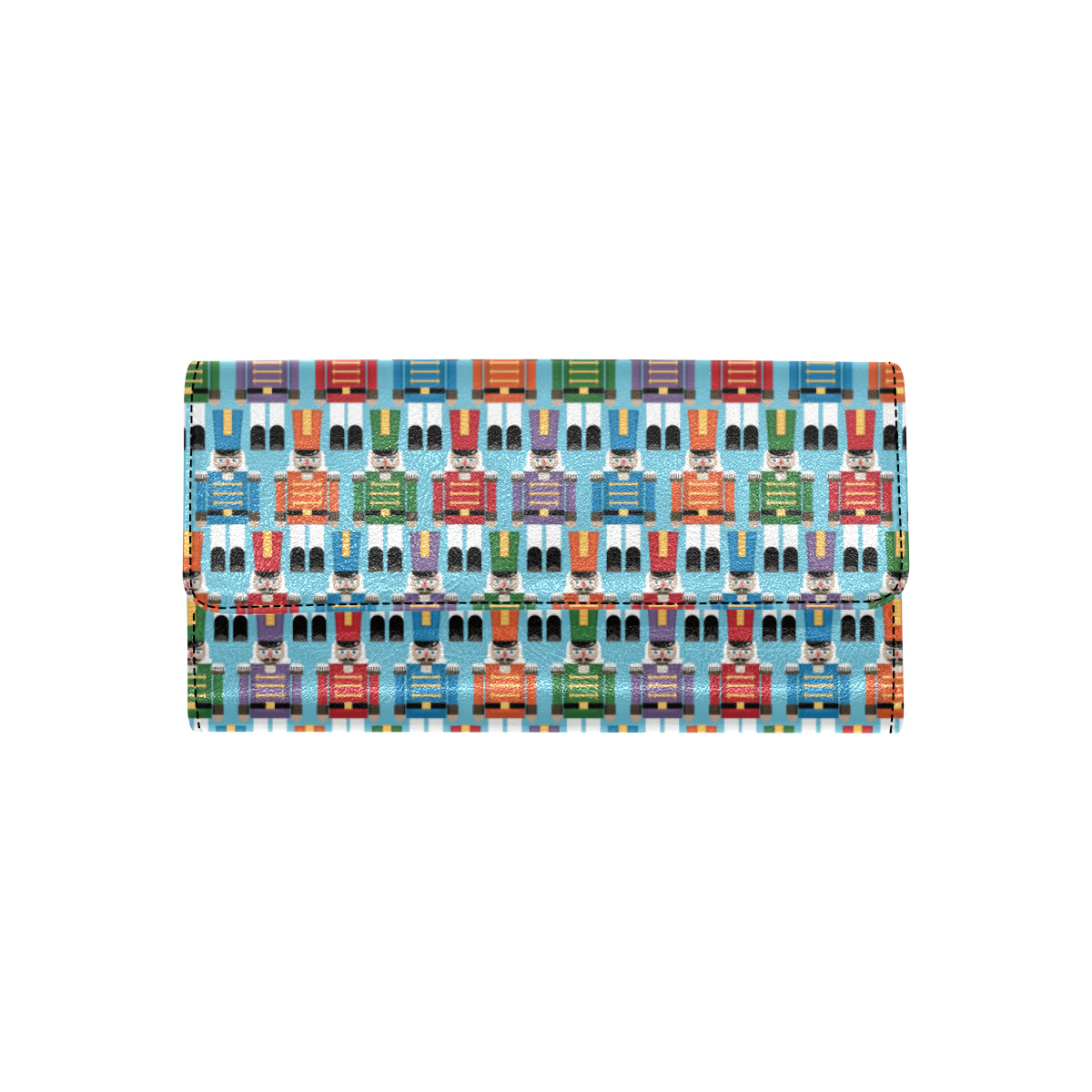 Nutcracker Pattern Print Design A02 Women's Trifold Wallet