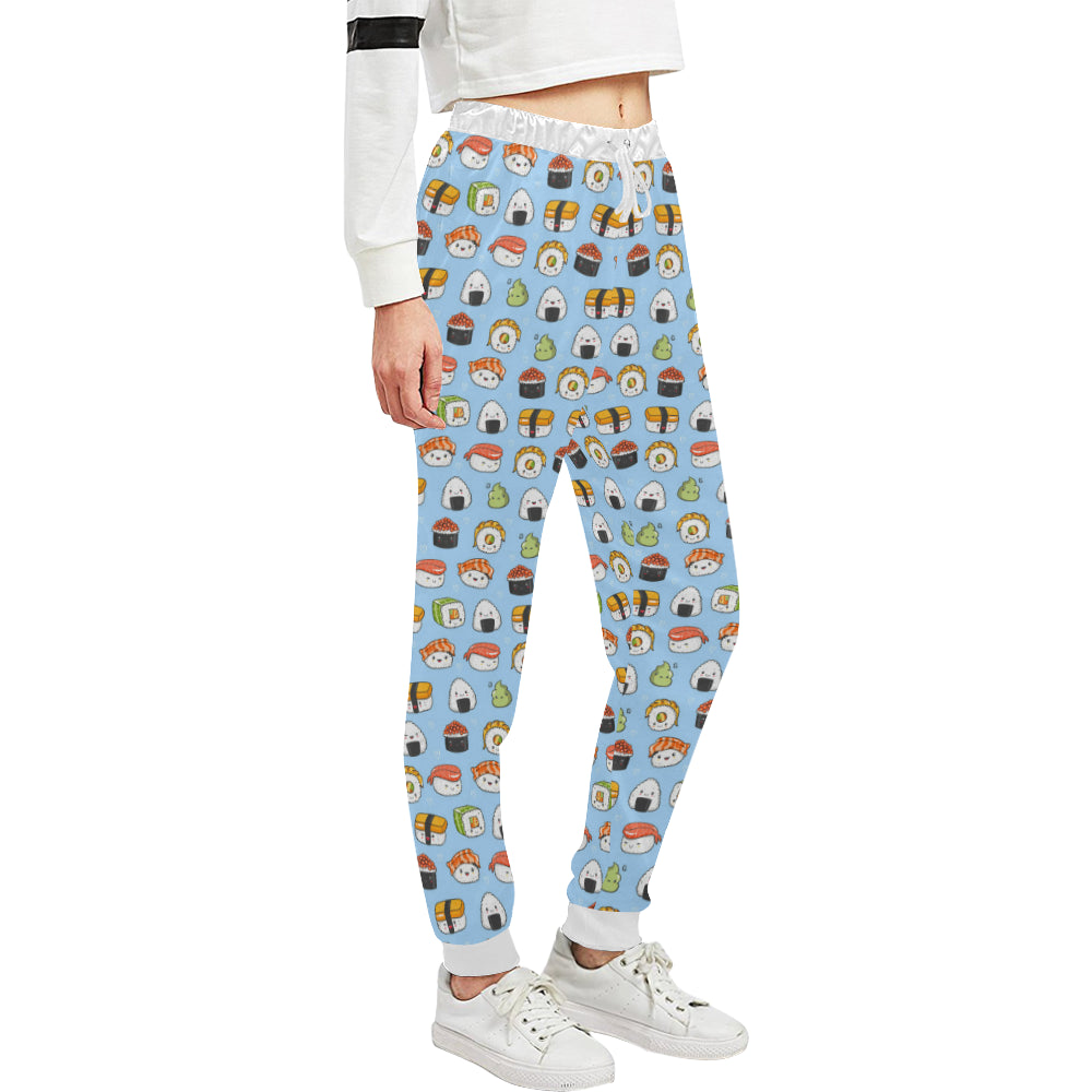 Sushi Cartoon Design Unisex Sweatpants