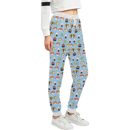 Sushi Cartoon Design Unisex Sweatpants