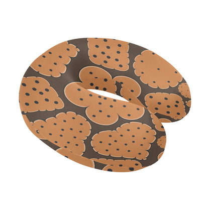 Cracker Pattern Print Design 01 U-Shaped Travel Neck Pillow