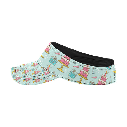 Cake Pattern Print Design 06 Unisex Sun Visor