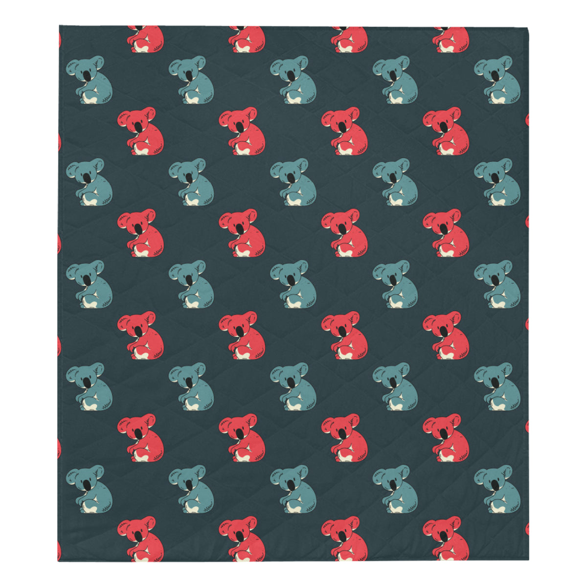 Koala Pattern Print Design 02 Premium Quilt