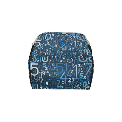 Number Pattern Print Design A02 Diaper Bag Backpack