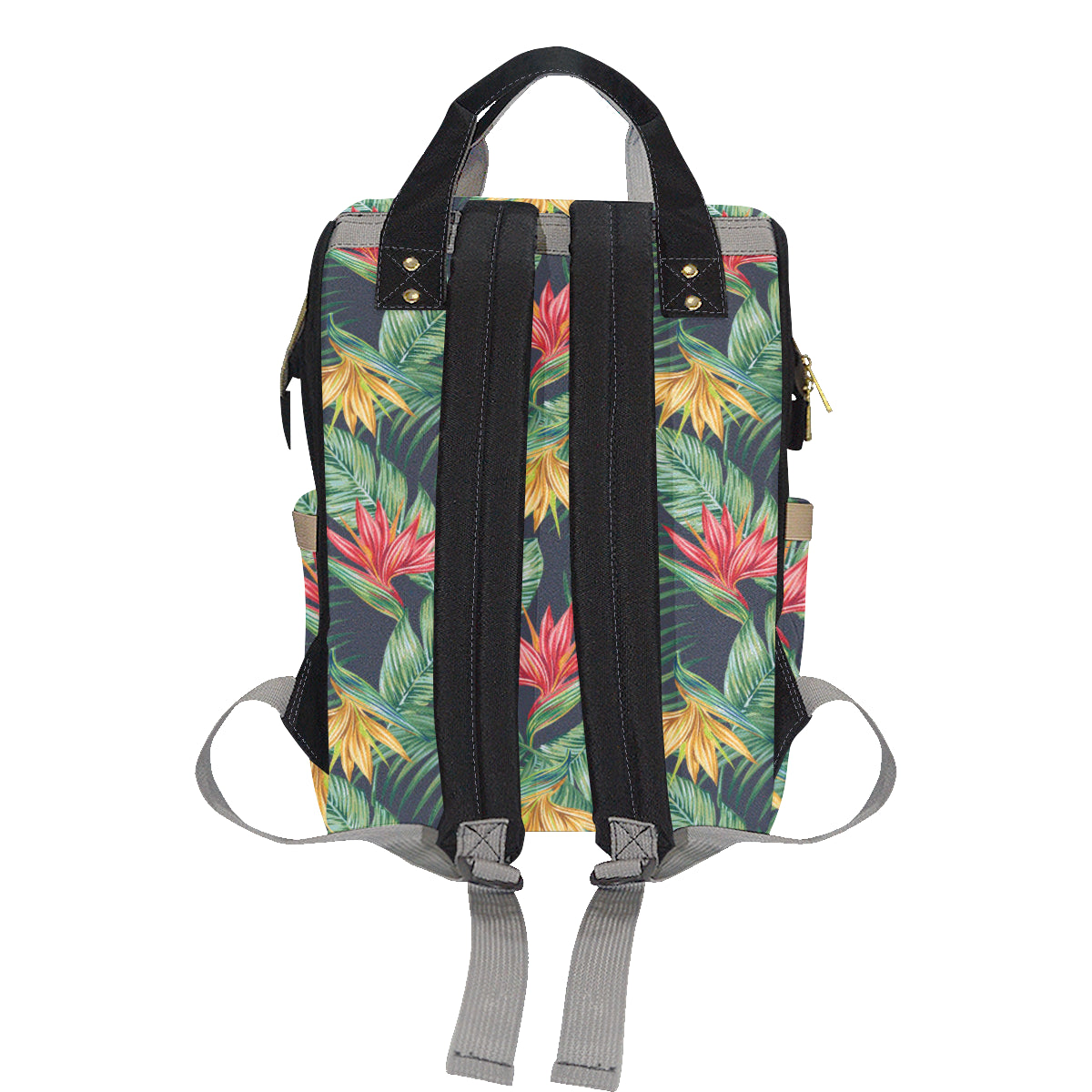 Bird Of Paradise Pattern Print Design BOP09 Diaper Bag Backpack